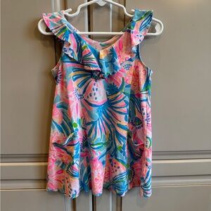 Lilly Pulitzer Girls Sleeveless Dress 2/3T